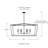 Thea 6 - Light Dimmable Lantern Geometric Chandelier-237106238