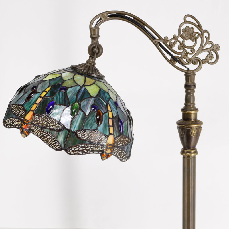 Wommack 67'' Bronze Arched Floor Lamp Set