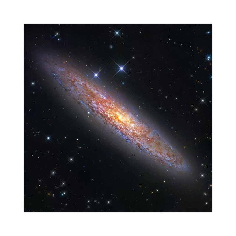 The Sculptor Galaxy (NGC 253) II by Robert Gendler - Wrapped Canvas Print, 45.72 cm H x 45.72 cm W x 1.91 cm D