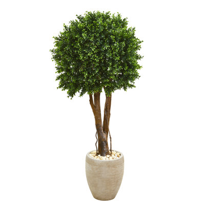 Topiaire de buis artificiel en pot