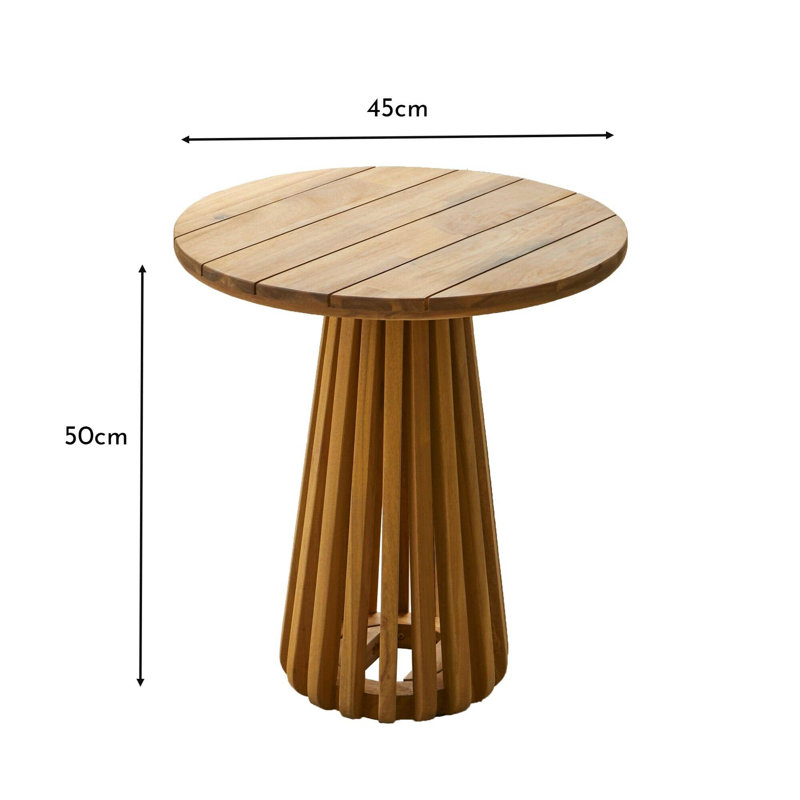 Round 45Cm L Outdoor Side Table