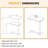 Overbed Table With Hidden Wheels, Mobile Standing Desk Hospital Bed Table Laptop Bedside Sofa Side Table, Multi-Purpose Rolling Overbed Table-951737213