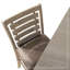 Ensemble de 2 chaises de salle à manger à hauteur de comptoir de style rustique rustique