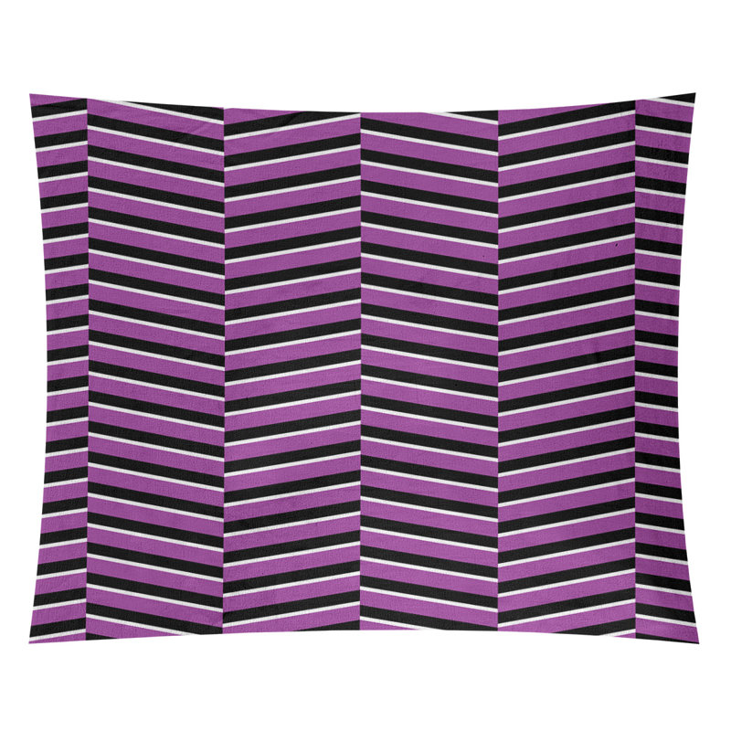 Tapisserie, H 27,5 po x l 37,5 po, Violet