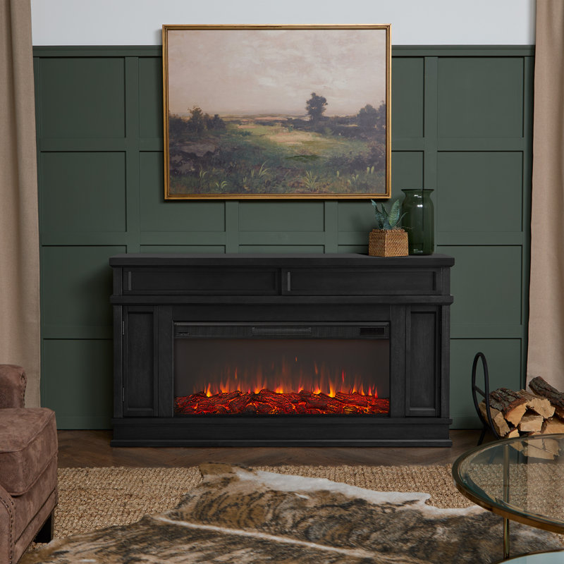 Torrey 60" Landscape Electric Fireplace by Real Flame, Black