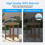 Table de bout ronde d'extérieur en résine / plastique 16 po Adirondack-615878175