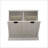 Two-Compartment Tilt-Out Laundry Sorter Cabinet With Removable Bags, Elegant And Functional For Modern Homes