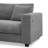 Modern L-Shaped Sectional with USB Port and Cup Holder-107532142