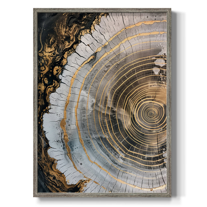 Reproduction encadrée ABSTRACT Series CCLxxxxi - bois massif, H 30 po x l 24 po
