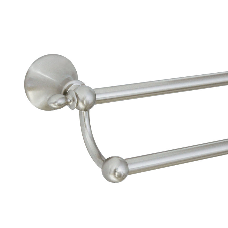 Double barre à serviettes 24" Anamara, Nickel satiné