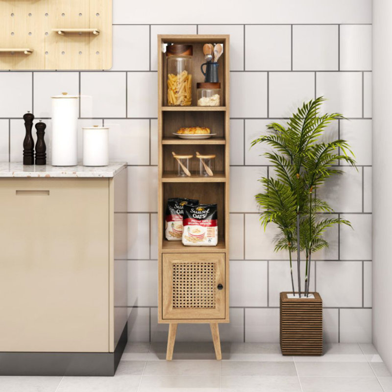 Bawer Storage Bookcase, Natural