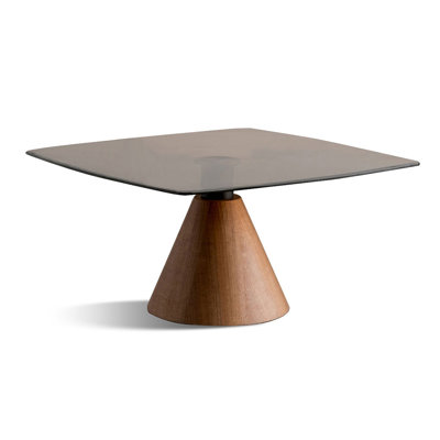Couleur de l'image: table basse ronde en bois manufacturé