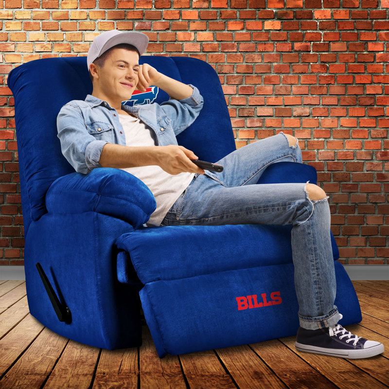 NFL Upholstered Recliner, Buffalo Bills