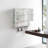Colene 23.62" Modern Glass Door Wall Cabinet - 2-Tier Enclosed Storage + Open Shelf & Towel Rack, Iron Frame for Entryway, Bathroom, Living Room-899284874