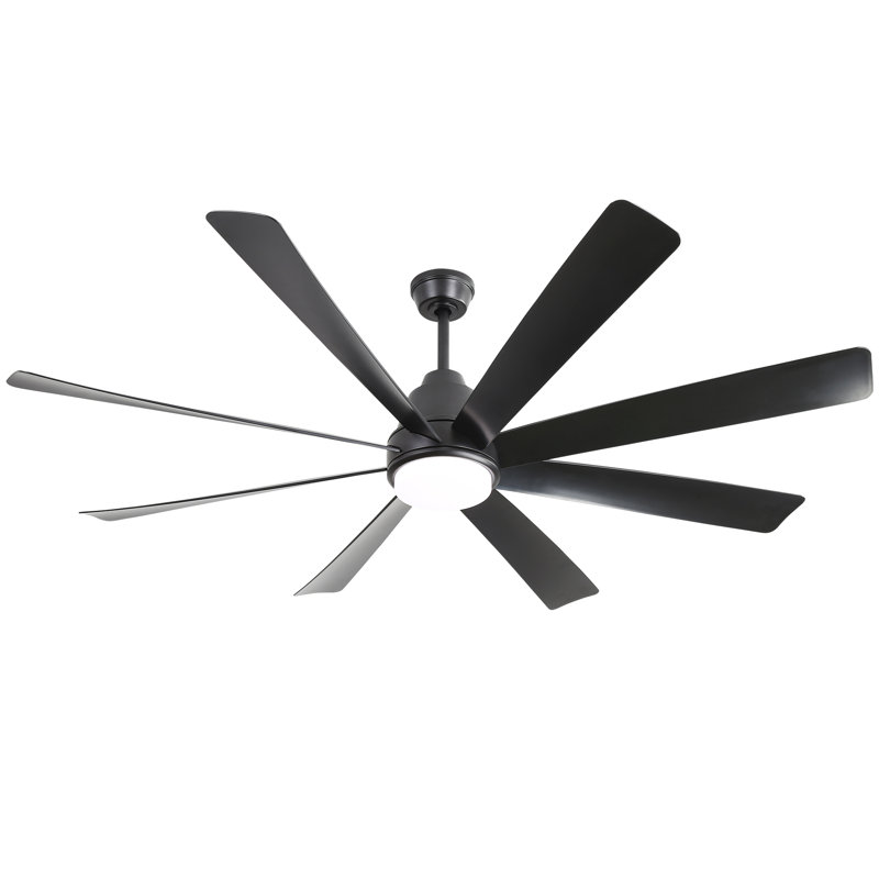 HOMLUX 72" Ceiling Fan With LED Lights & Remote Control