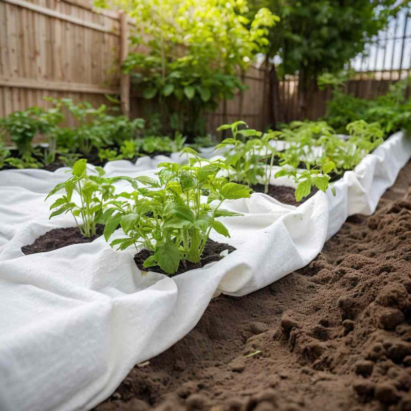  Geotextile Membrane White 1 X 150 M Polyester Fibre, 5000cm H x 100cm W, White