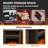 Clotile 45'' Electric Corner Fireplace TV Stand with Storage for TVs up to 55"-1763984708