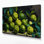 Art mural sur toile vert kafir aux fruits