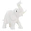 Alexandre Costa Royal White Elephant Calcite Statue