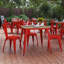 Table de restaurant commerciale intérieure / extérieure en polyester Harewood-582744024-582744026