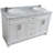 Compson 61'' Double Bathroom Vanity with Carrara Marble Top