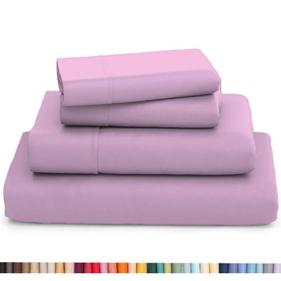 Ultra Soft Bamboo Sheet Set - 4 Pc Set - Wrinkle Resistant - Cooling Sheets with Deep Pockets