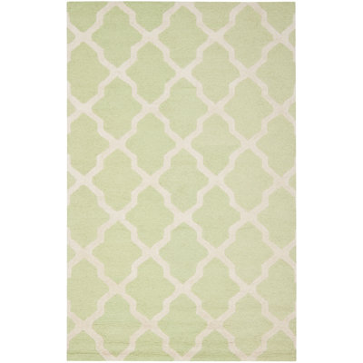 Darrow Geometric Wool Hand Woven Area Rug