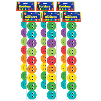 Visage souriant, bordure Mighty Brights
