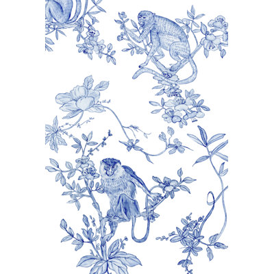 " Monkey Land II " by Melissa Wang Painting Print