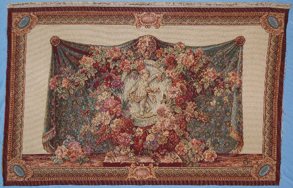 Tapisserie ange fleur