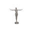 Outstretched Arms Standing Statue, Aluminum