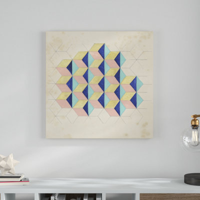 «Geometric Pattern Play I», impression sur toile