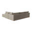 Canapé modulaire 5 pièces Deirdre Taupe Raf-2012065224