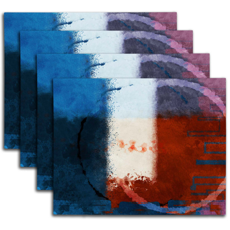 Napperon abstrait en polyester