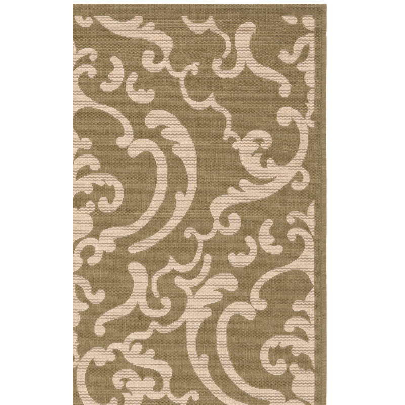 Arellanes Performance Oriental Indoor/Outdoor Area Rug, Rectangle 9' x 12'