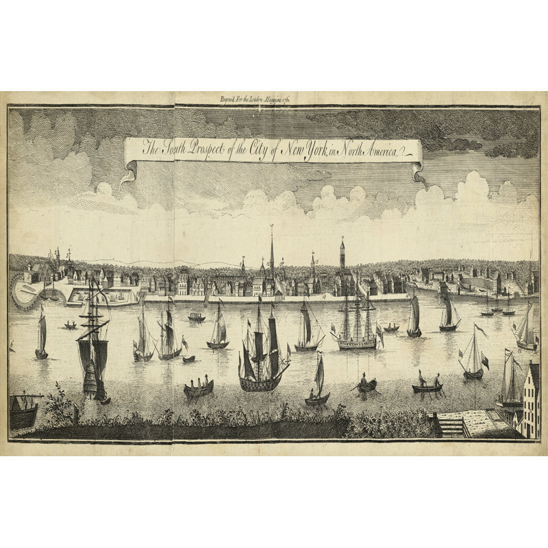 South Prospect The City Of New York - Wrapped Canvas Print, 30cm H x 46cm W x 3.8cm D