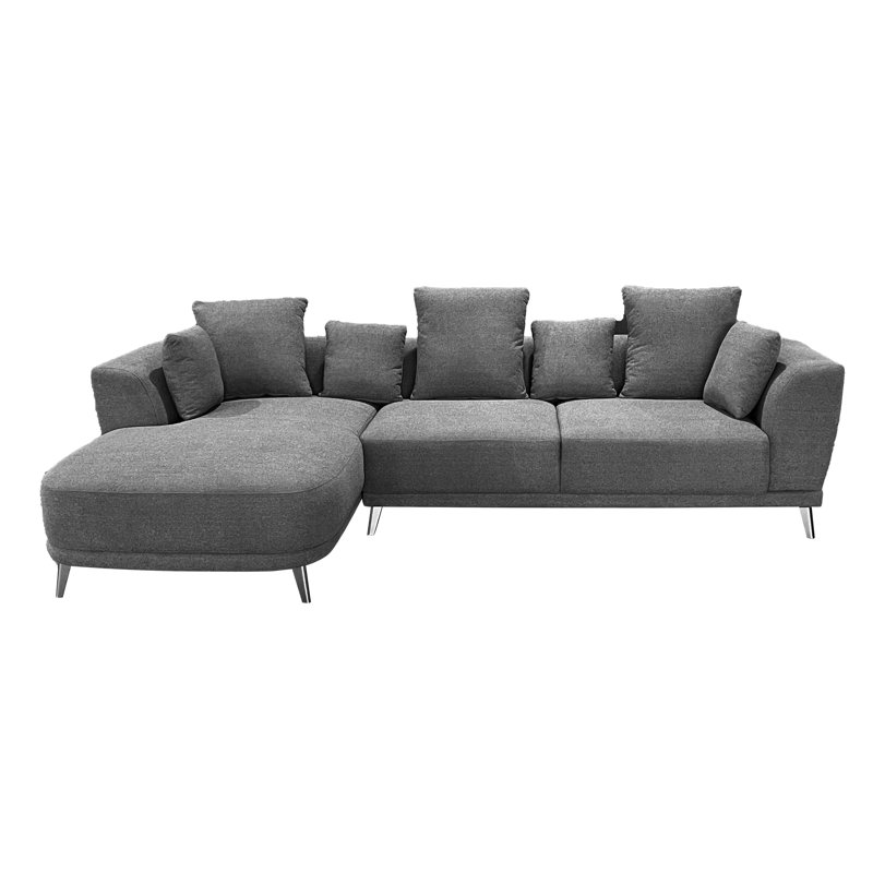 3 Seater Sofa Bed, Right Hand Facing, Grey