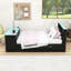 Lit plateforme en bois avec tête de lit RVB Smart, lit gigogne et bureau-1334727639-1334727636