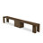 10-Pc Kitchen Table Set includes an Extendable Rectangle Kitchen Table, 1 Coffee Table, 7 Polyester Dining Chairs and 1 Bench, Antique Walnut-124598928-124598927