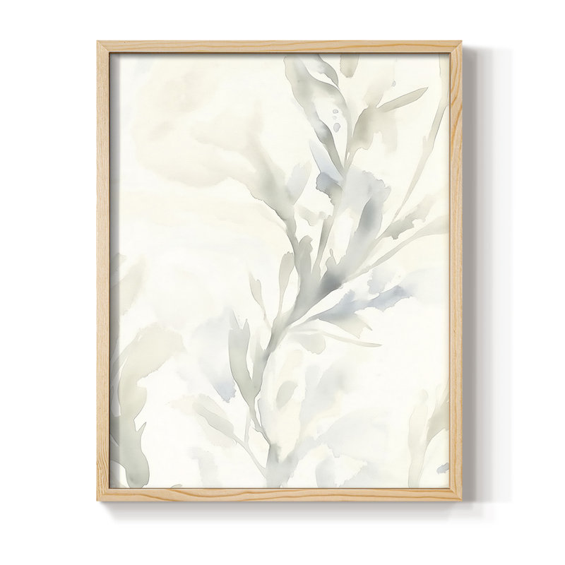 «FLORAL Series DCxxxvi», reproduction encadrée - bois massif, H 30 po x l 24 po