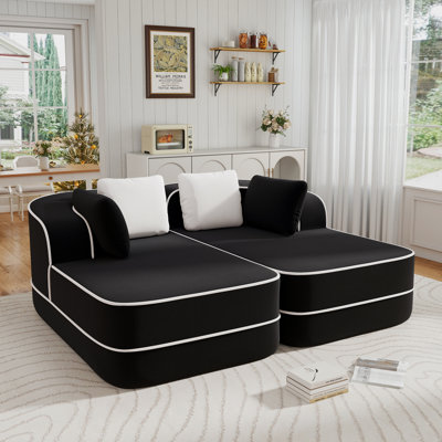 Canapé modulaire 77,2 po Teddy
