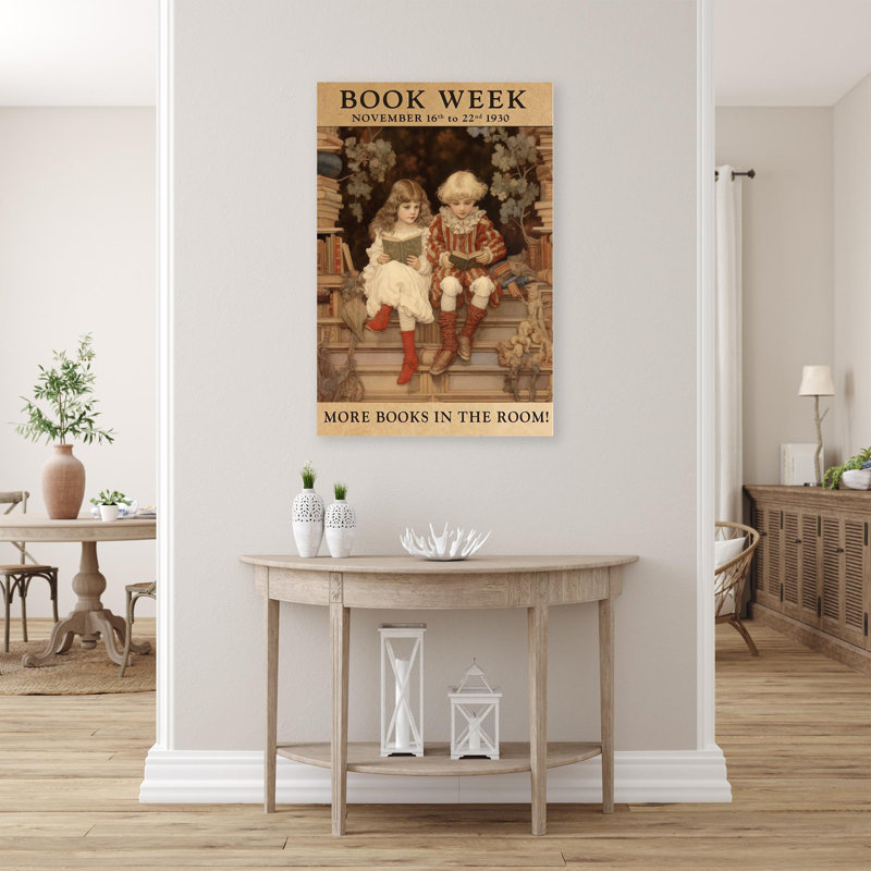 Plus de livres sur toile, impression sur toile, H 20 po x l 16 po x P 1,25 po