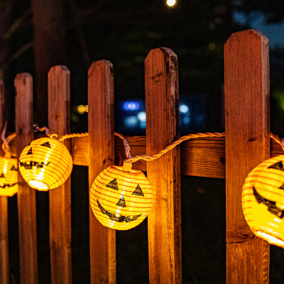 Guirlande de lanternes d'Halloween citrouille d'Halloween