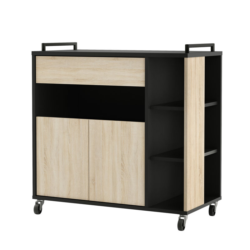 Kitty Wood Kitchen Cart