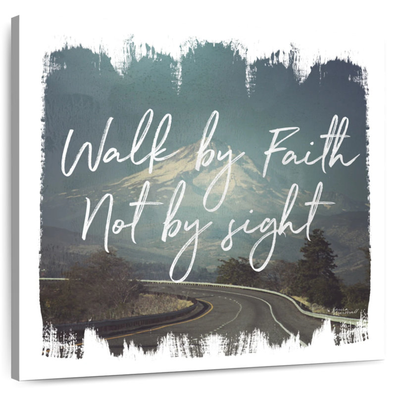 Tergel Walk By Faith, 16" H x 16" W