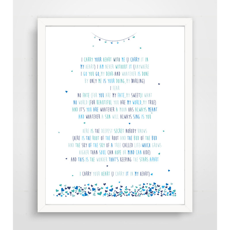 Jermaine Paper Print, 20" H x 16" W, Blue