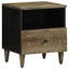 40cm W Metal Bedside Table