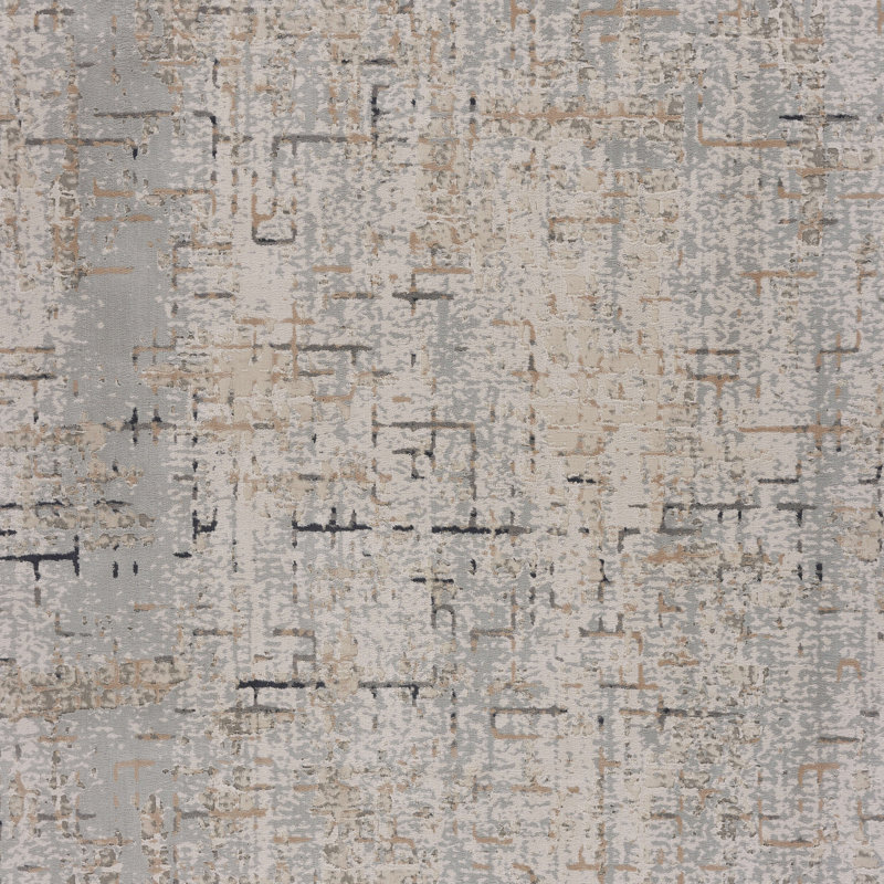 Abstract Indoor Rug, Rectangle 1'10" x 3'