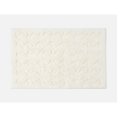 Diamond Shag Organic Bath Rug