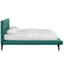 Grand lit plateforme tapissier en tissu touffeté Julia-1680875238